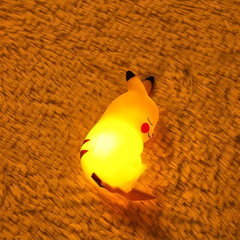Pikachu Night Light – Glowing Pokémon Vinyl Toy & Cute Bedside Lamp for Kids |