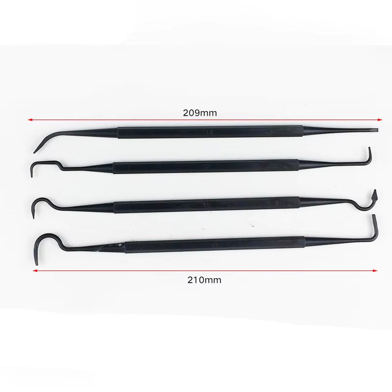 Double-End Steel Wire Brush & Nylon Pick Set Universal Hunting Gun Cleaning Kit Tactical Rifle Gun Cleaning Tool