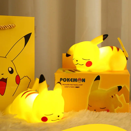 Pikachu Night Light – Glowing Pokémon Vinyl Toy & Cute Bedside Lamp for Kids |